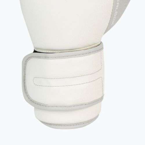 Мъжки боксови ръкавици EVERLAST Powerlock Pu white EV2200