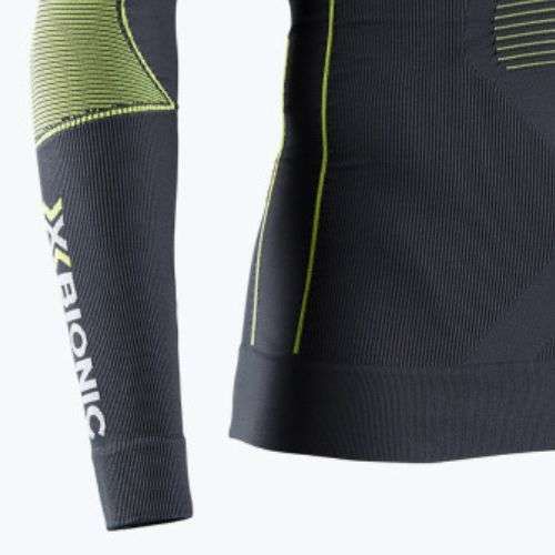 Мъжка термоактивна блуза X-Bionic Energy Accumulator 4.0 charcoal/yellow