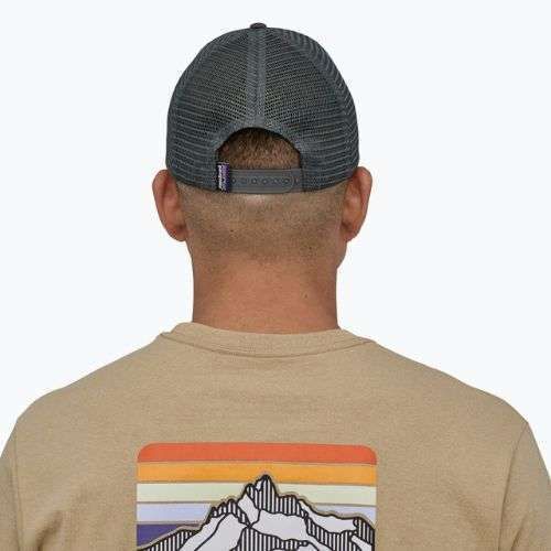 Patagonia P-6 Logo LoPro Trucker бейзболна шапка forge grey