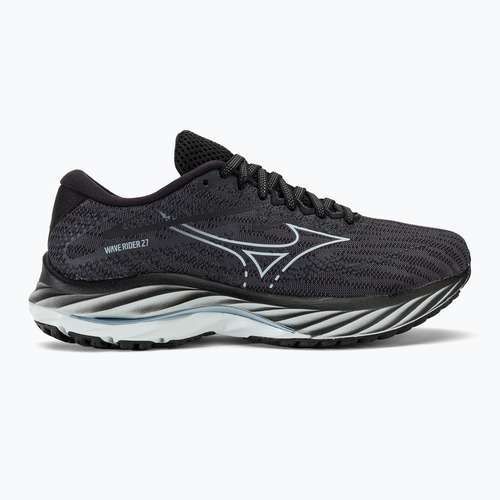 Дамски обувки за бягане Mizuno Wave Rider 27 Width ebony/snowcrest/black
