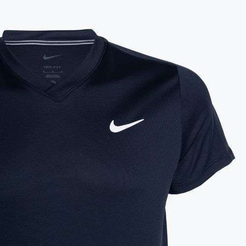 Мъжка тениска Nike Court Dri-FIT Victory обсидиан/обсидиан/бяло