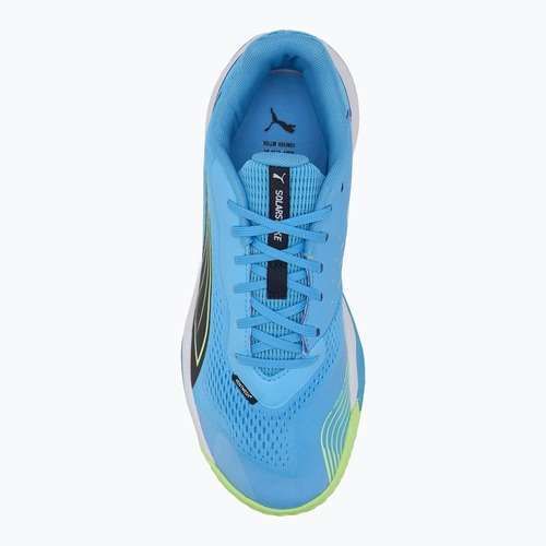 Мъжки спортни обувки на закрито PUMA Solarstrike III luminous blue/club navy/fizzy apple