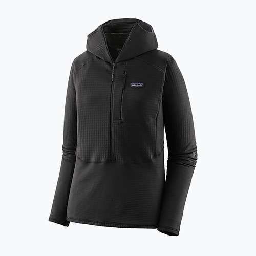 Дамско софтшел яке Patagonia R1 Hybrid Pullover Hoody black