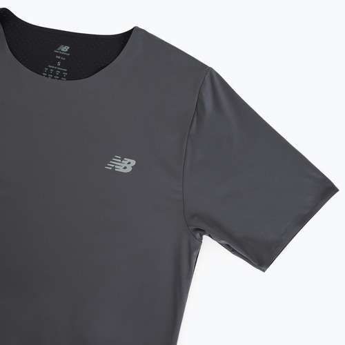 Мъжка тениска за бягане New Balance Race Day graphite