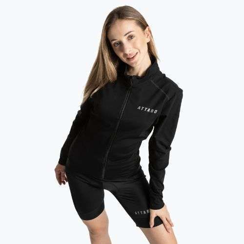Дамски суитшърт за колоездене ATTABO FLEERO REF ватиран black