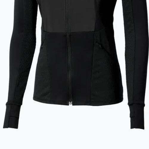 Дамско яке за бягане Mizuno Active Warm Hybrid Full Zip Hooded black