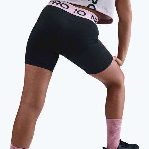 Детски шорти Nike Pro Dri-Fit 5" black/med soft pink/white
