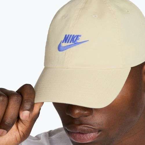 Шапка с козирка Nike Club Unstructured Futura Wash light khaki/sapphire