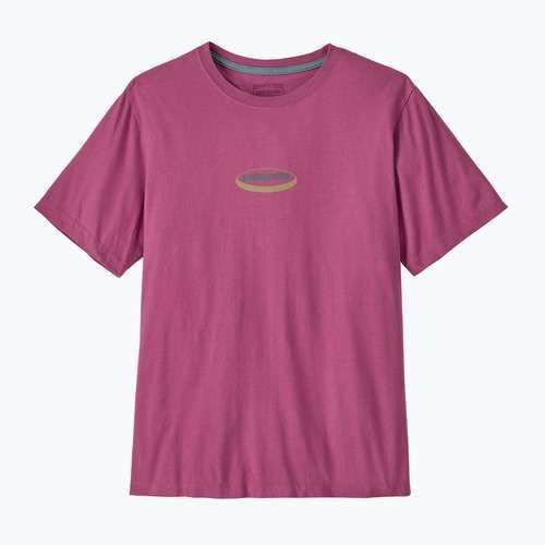 Мъжка тениска Patagonia '95 Oval Logo faded magenta