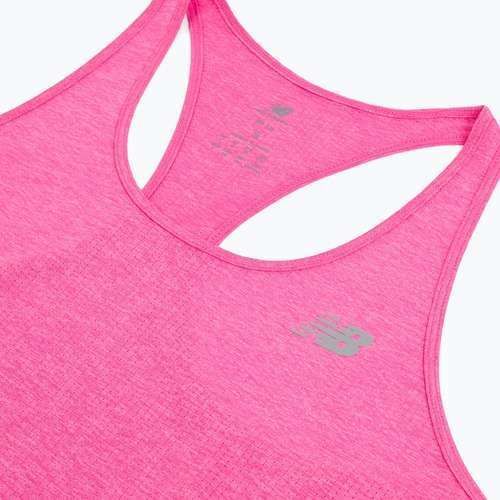 Дамска тениска New Balance Athletics Tank pink heat heather