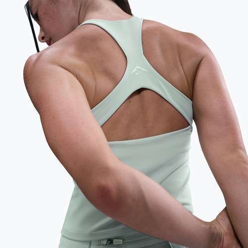 Дамска тениска Nike Trail Medium Support Sports Bra Tank Top light silver