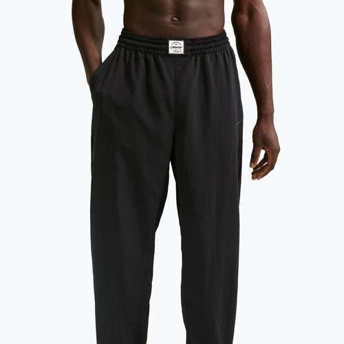 Мъжки панталони за бягане Nike N.A.C. Dri-Fit Woven black/pale ivory/black