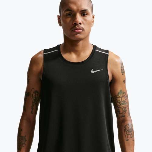 Мъжка тениска за бягане Nike Miler Dri-Fit black