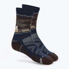 Smartwool Hike Light Cushion Mountain Moose Crew чорапи, тъмночервени