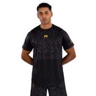Мъжка тениска за тренировки Venum x Ilia Topuria Unmatched Dry-Tech black/gold