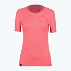 Salewa Puez Graphic 2 Dry дамска тениска за трекинг розова 00-0000027400