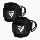 Ремъци с куки за глезена RDX Gym Ankle Pro A4 black WAN-A4B-P
