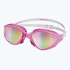 Очила за плуване BuddySwim OzeanX Mirror pink/white/iridium