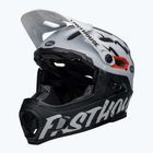 Велосипедна каска Bell FF Super DH MIPS Spherical fasthouse matte gloss black/white