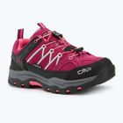 CMP детски ботуши за трекинг Rigel Low Wp berry / pink fluo