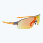 Слънчеви очила Nike Flyfree Shield E matte smoke grey/road orange mirror/ clear