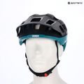UVEX каска за велосипед React black/teal matt 10