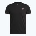Мъжка тениска Reebok Identity Small Logo Tee черна/бяла/векторно червена 3