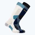 Скиорски чорапи Salomon S/Access 2 чифта copen blue/ egret