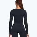 Under Armour Train Seamless черен/бял дамски тренировъчен анцуг с дълъг ръкав 2