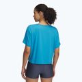 Under Armour Motion дамска тениска за тренировки ефирно синьо/бяло 2