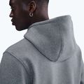 Мъжки суитшърт Nike Club Pullover Hoodie dark grey heather/light smoke grey/white 5