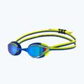 Очила за плуване за деца Arena Python Mirror Jr blue/blue/lime 5