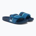 Мъжки джапанки Quiksilver Rivi Slide Adjust blue/blue/green 4