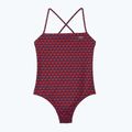 Дамски бански костюм от една част Lacoste MF7264 penumbra / alizarin / red