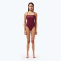 Дамски бански костюм от една част Lacoste MF7264 penumbra / alizarin / red 3