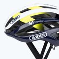ABUS AirBreaker Movistar Team 24 тъмножълта/жълта/бяла велосипедна каска 7