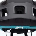 UVEX каска за велосипед React black/teal matt 7