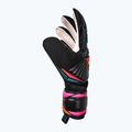 Вратарски ръкавици Reusch Attrakt Solid black/aqua blue/shocking orange 4