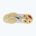 Дамски обувки за волейбол Mizuno Wave Voltage 2 Mid white/calypso coral/pale banan 11