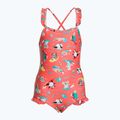 Speedo Детски едноцветен бански Speedo Digital Frill Thinstrap Orange 8-1288115155