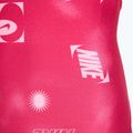 Детски цял бански костюм Nike Hydrastrong Fastback rush pink 3