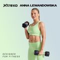 XTREXO Hex 20 кг гумирани дъмбели 2
