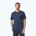 Мъжка тениска Helly Hansen Hudson navy aop
