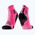 Мъжки чорапи X-Socks Run Expert Ankle fluo pink/x black