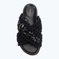 Дамски чехли INUIKII Woven Stones black 5