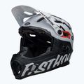 Велосипедна каска Bell FF Super DH MIPS Spherical fasthouse matte gloss black/white