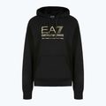 Мъжки суитшърт EA7 Emporio Armani Train Visibility Hoodie black / gold