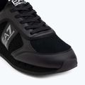 Обувки EA7 Emporio Armani Black & White Suede triple black micropunch 7