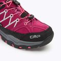 CMP детски ботуши за трекинг Rigel Low Wp berry / pink fluo 7
