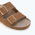 Дамски чехли Genuins Hawaii Oiled Leather clay 7